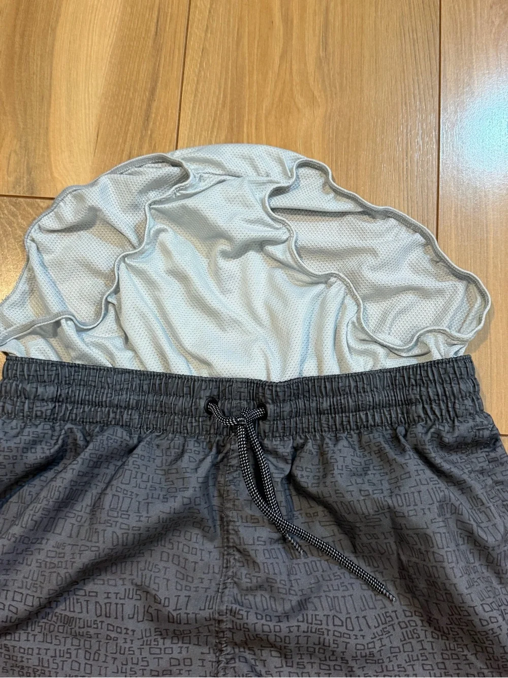 Nike Men’s Gray to Neon Yellow Gradient Swim Shorts